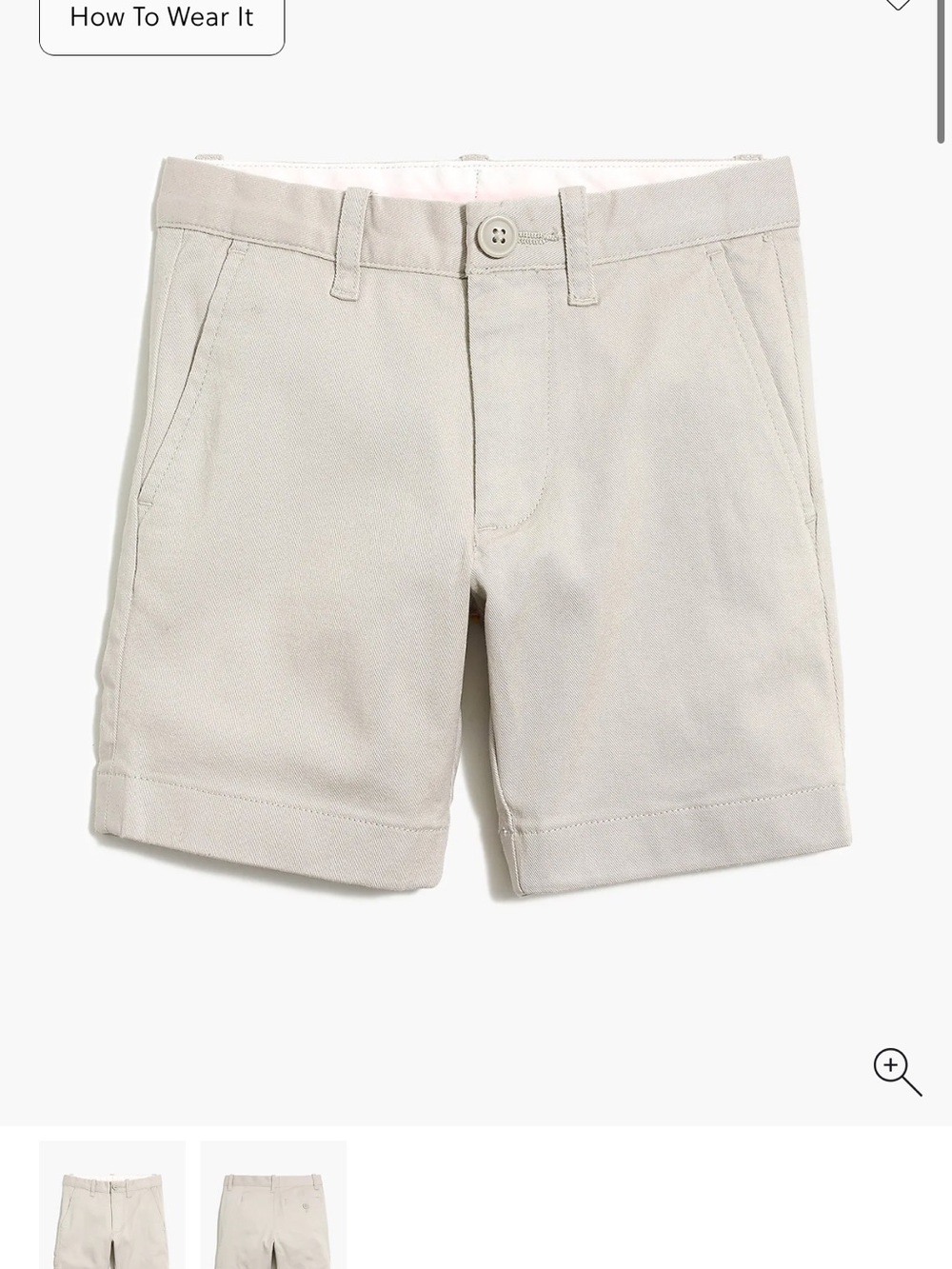 Crewcuts Beige Chino Shorts